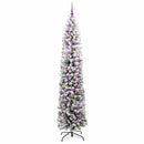 vidaXL Mű karácsonyfa 300 LED-del Zöld 240 cm PVC, acél és műanyag