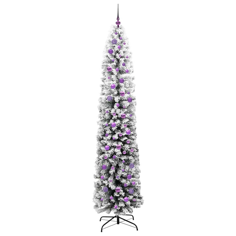 vidaXL Mű karácsonyfa 300 LED-del Zöld 240 cm PVC, acél és műanyag