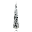 vidaXL Mű karácsonyfa 300 LED-del Zöld 270 cm PVC, acél és műanyag