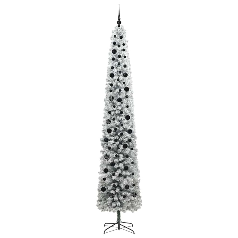 vidaXL Mű karácsonyfa 300 LED-del Zöld 270 cm PVC, acél és műanyag