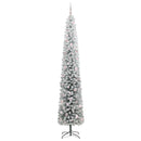 vidaXL Mű karácsonyfa 300 LED-del Zöld 270 cm PVC, acél és műanyag