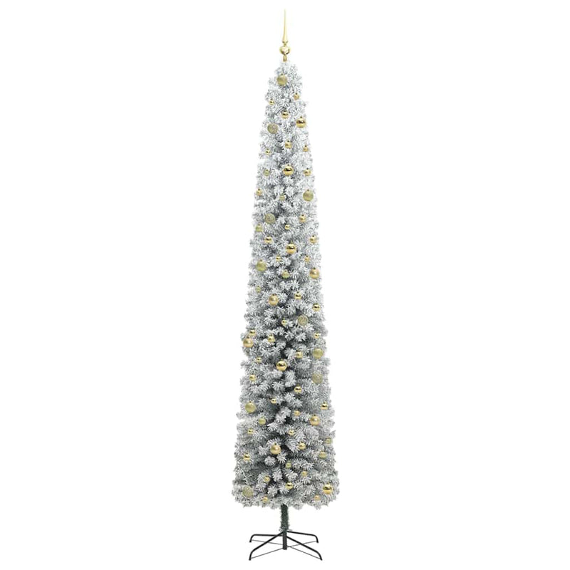 vidaXL Mű karácsonyfa 300 LED-del Zöld 270 cm PVC, acél és műanyag