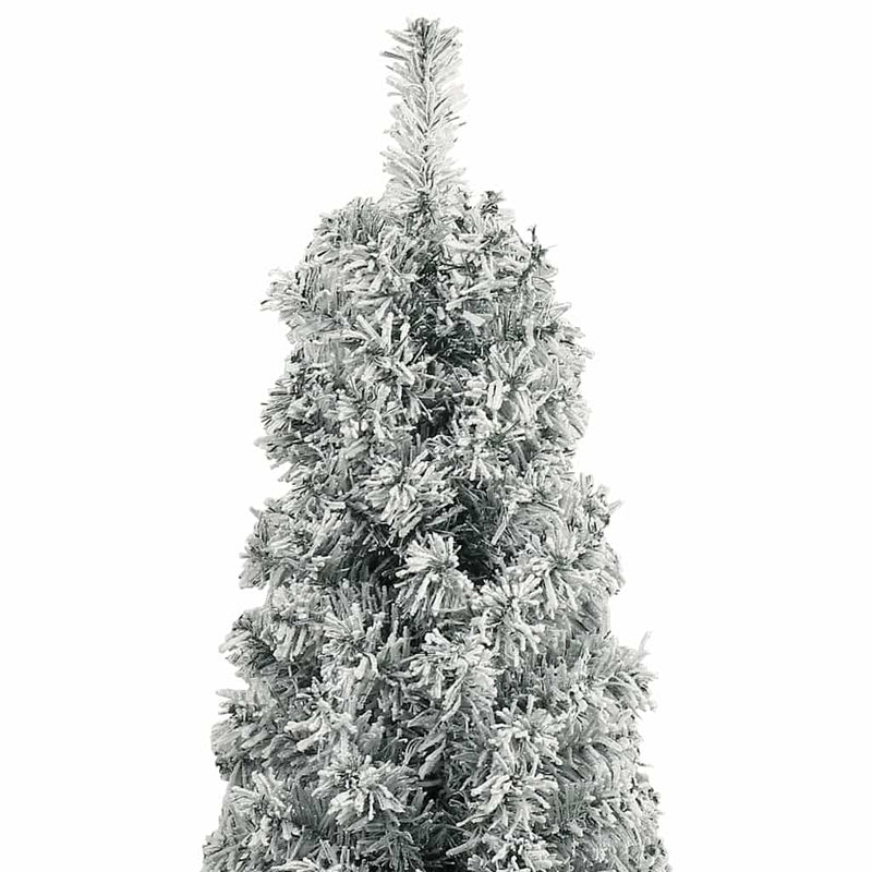 vidaXL Mű karácsonyfa 300 LED-del Zöld 270 cm PVC, acél és műanyag