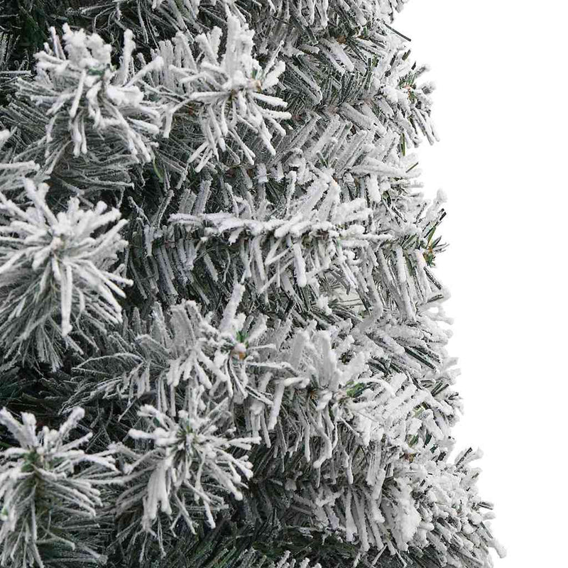 vidaXL Mű karácsonyfa 300 LED-del Zöld 270 cm PVC, acél és műanyag