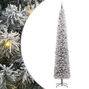 vidaXL Mű karácsonyfa 300 LED-del Zöld 270 cm PVC, acél és műanyag