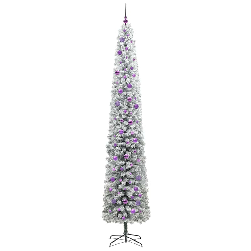 vidaXL Mű karácsonyfa 300 LED-del Zöld 270 cm PVC, acél és műanyag