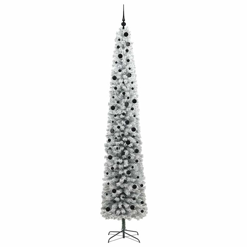 vidaXL Mű karácsonyfa 300 LED-del Zöld 300 cm PVC, acél és műanyag