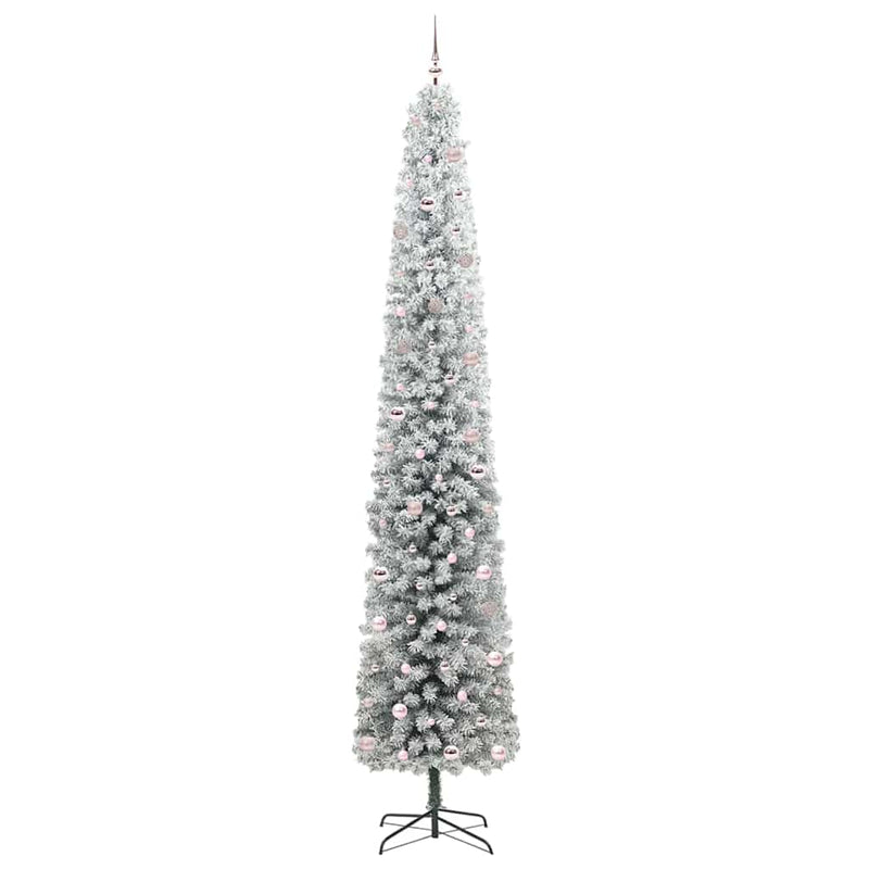 vidaXL Mű karácsonyfa 300 LED-del Zöld 300 cm PVC, acél és műanyag