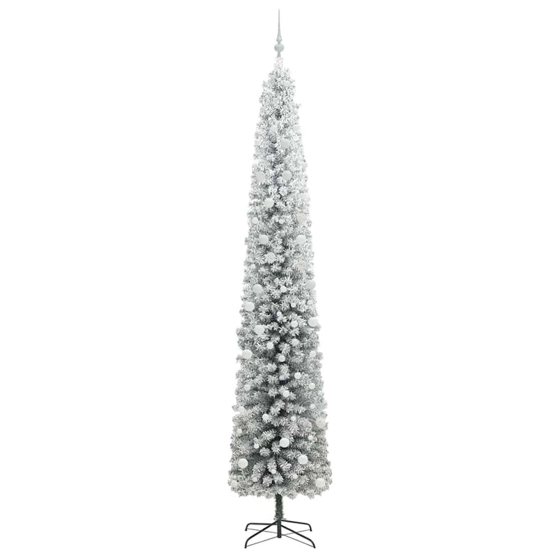 vidaXL Mű karácsonyfa 300 LED-del Zöld 300 cm PVC, acél és műanyag