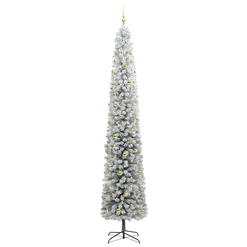 vidaXL Mű karácsonyfa 300 LED-del Zöld 300 cm PVC, acél és műanyag