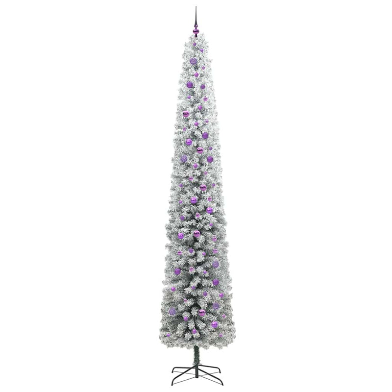 vidaXL Mű karácsonyfa 300 LED-del Zöld 300 cm PVC, acél és műanyag