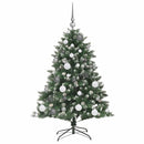 vidaXL Mű karácsonyfa Zöld 85 x 85 x 120 cm PVC és Műanyag és Acél