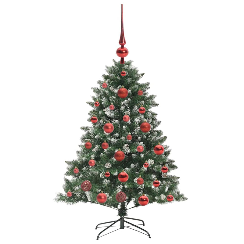 vidaXL Mű karácsonyfa Zöld 85 x 85 x 120 cm PVC és Műanyag és Acél