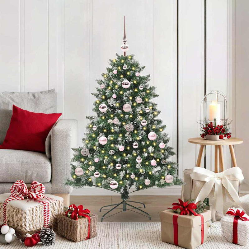 vidaXL Mű karácsonyfa Zöld 85 x 85 x 120 cm PVC és Műanyag és Acél
