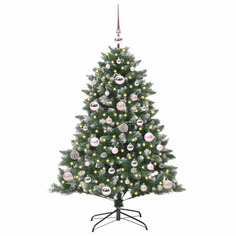 vidaXL Mű karácsonyfa Zöld 85 x 85 x 120 cm PVC és Műanyag és Acél