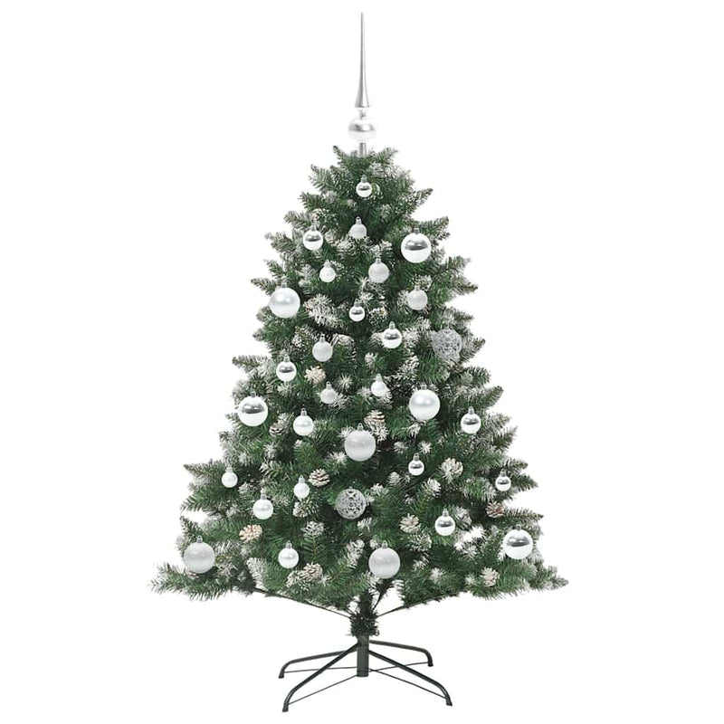 vidaXL Mű karácsonyfa Zöld 85 x 85 x 120 cm PVC és Műanyag és Acél