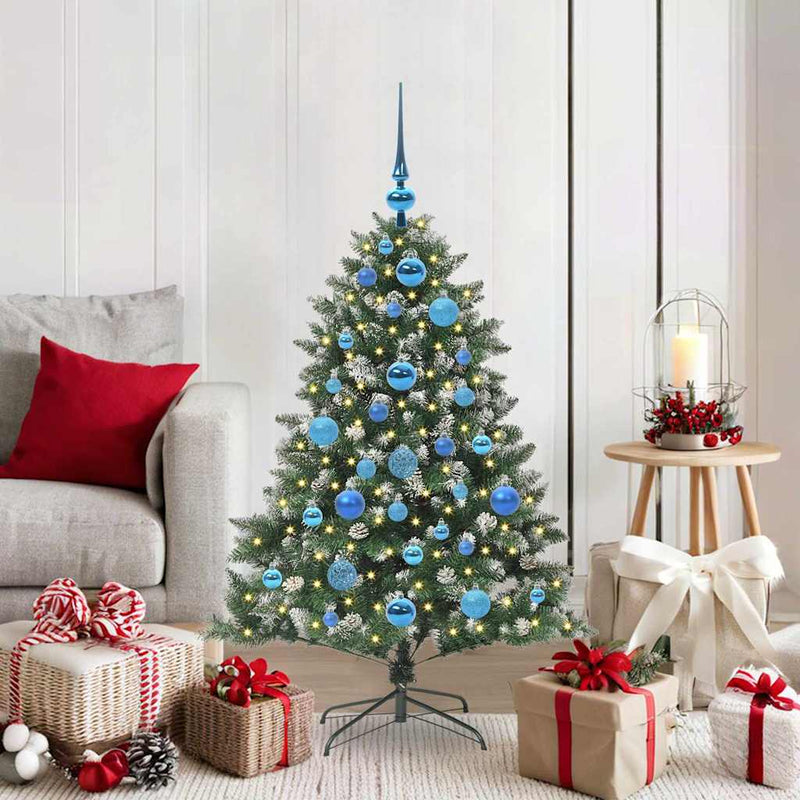 vidaXL Mű karácsonyfa Zöld 85 x 85 x 120 cm PVC és Műanyag és Acél