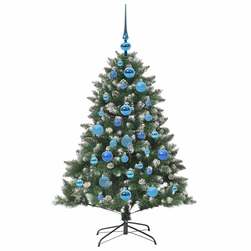 vidaXL Mű karácsonyfa Zöld 85 x 85 x 120 cm PVC és Műanyag és Acél
