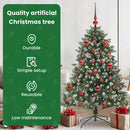 vidaXL Mű karácsonyfa 150 LED-del Zöld 150 cm PVC és Műanyag és Acél