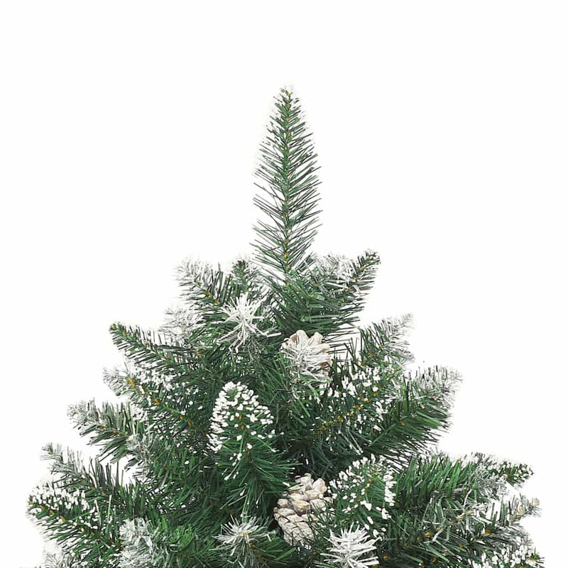 vidaXL Mű karácsonyfa Zöld 105 x 105 x 150 cm PVC és Műanyag és Acél
