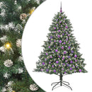 vidaXL Mű karácsonyfa 300 LED-del Zöld 180 cm PVC és Műanyag és Acél