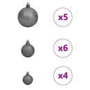 vidaXL Mű Karcsú Karácsonyi Fa Zöld 150 cm PVC és Fém és Műanyag