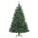 vidaXL Műanyag Hajtogatós Karácsonyfa Zöld 210 cm PVC és fém