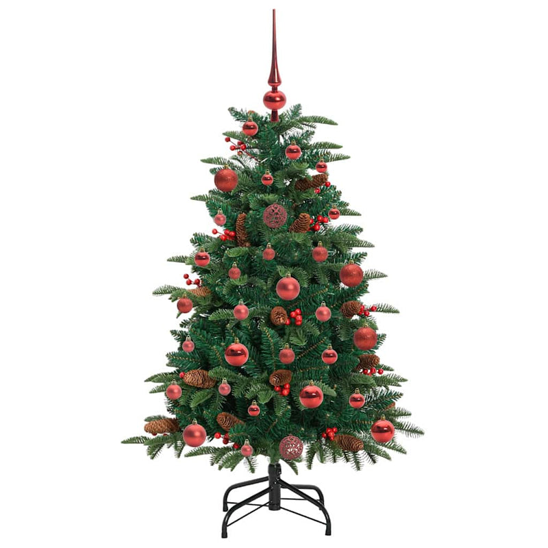 vidaXL Mű karácsonyfa Zöld 120 cm PVC és Fém és Műanyag