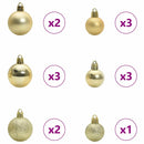 vidaXL Mű karácsonyfa 150 LED-del Zöld 150 cm PVC és Fém és Műanyag