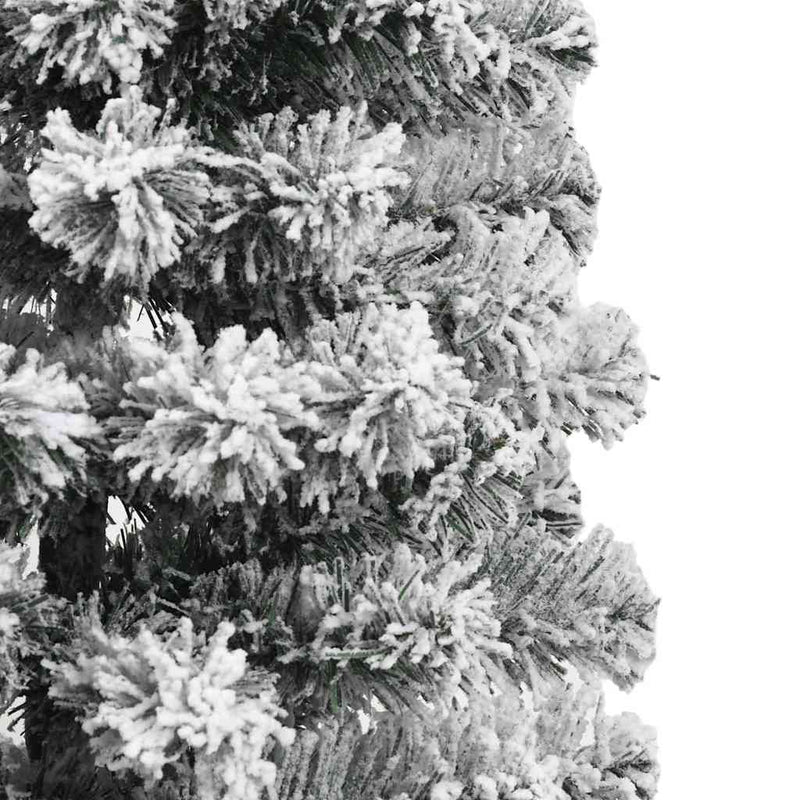vidaXL Műanyag Hajtogatós Karácsonyfa LED -es lámpákkal 120 cm PVC