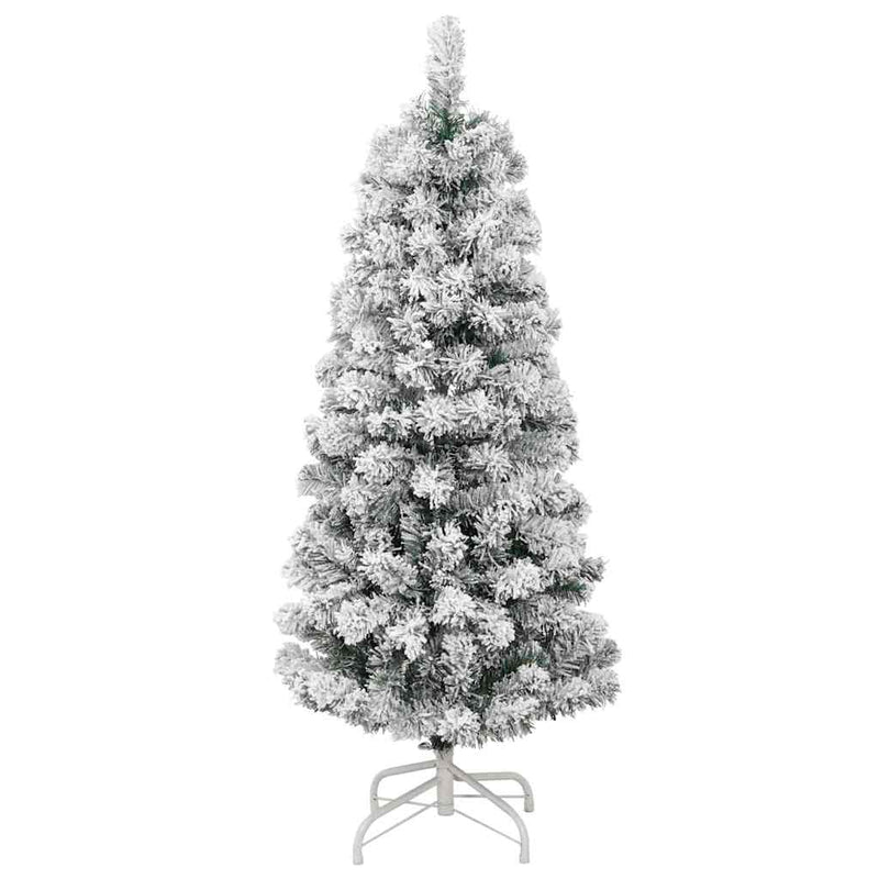 vidaXL Műanyag Hajtogatós Karácsonyfa LED -es lámpákkal 120 cm PVC