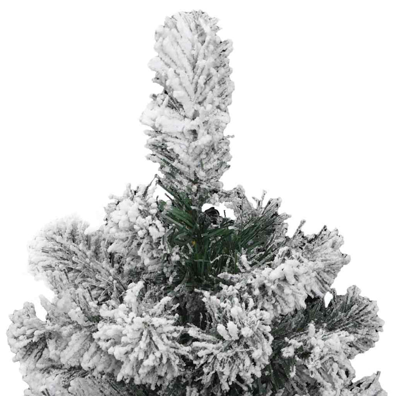 vidaXL Műanyag Hajtogatós Karácsonyfa LED -es lámpákkal 120 cm PVC