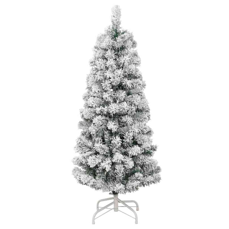 vidaXL Műanyag Hajtogatós Karácsonyfa LED -es lámpákkal 150 cm PVC