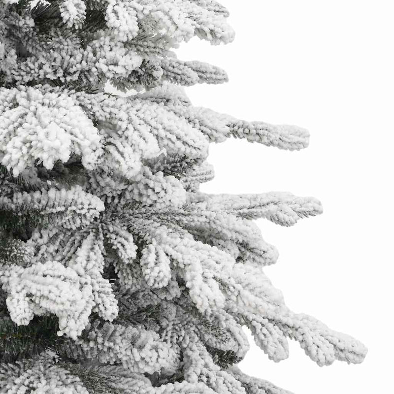 vidaXL Műanyag Hajtogatós Karácsonyfa Fehér 210 cm PE és PVC