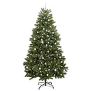 vidaXL Mű karácsonyfa 300 LED-del állvánnyal Zöld 240 cm PVC és fém