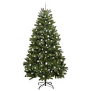 vidaXL Mű karácsonyfa 300 LED-del Zöld 270 cm PVC és fém
