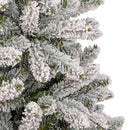 vidaXL Mű karácsonyfa 300 LED-del Zöld és Fehér 210 cm PVC és fém