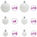 vidaXL Mű karácsonyfa 300 LED-del Zöld és Fehér 300 cm PVC és fém