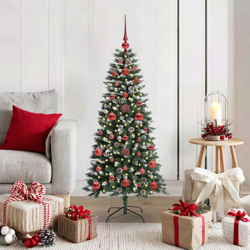 vidaXL Mű karácsonyfa Zöld 50 x 50 x 120 cm PVC és Műanyag és Acél