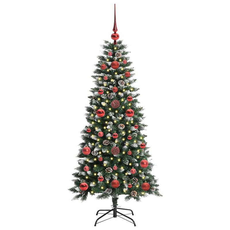 vidaXL Mű karácsonyfa Zöld 50 x 50 x 120 cm PVC és Műanyag és Acél
