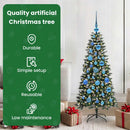 vidaXL Mű karácsonyfa 150 LED-del Zöld 120 cm PVC és Műanyag és Acél