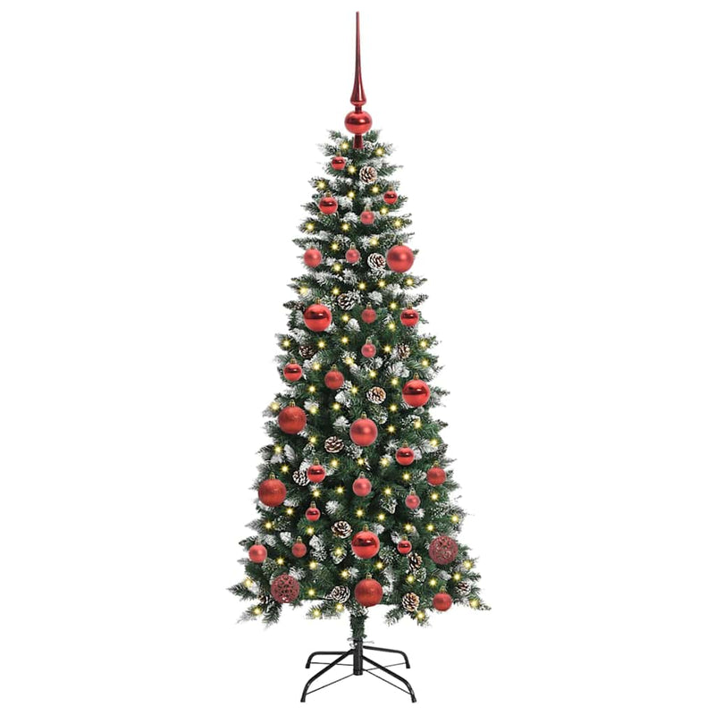 vidaXL Mű karácsonyfa Zöld 66 x 66 x 150 cm PVC és Műanyag és Acél