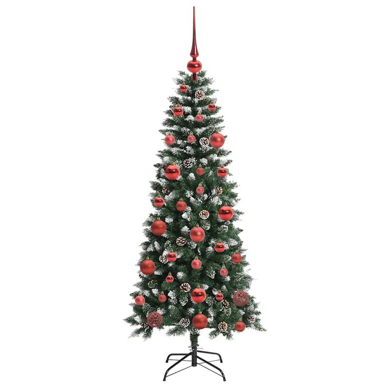 vidaXL Mű karácsonyfa Zöld 66 x 66 x 150 cm PVC és Műanyag és Acél