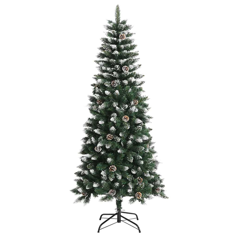 vidaXL Mű karácsonyfa Zöld 66 x 66 x 150 cm PVC és Műanyag és Acél