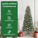 vidaXL Mű karácsonyfa 150 LED-del Zöld 150 cm PVC és Műanyag és Acél