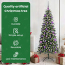 vidaXL Mű karácsonyfa 150 LED-del Zöld 150 cm PVC és Műanyag és Acél