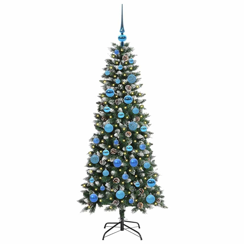 vidaXL Mű karácsonyfa Zöld 66 x 66 x 150 cm PVC és Műanyag és Acél