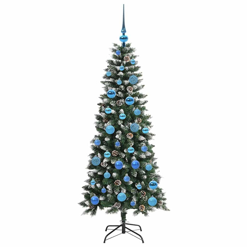 vidaXL Mű karácsonyfa Zöld 66 x 66 x 150 cm PVC és Műanyag és Acél