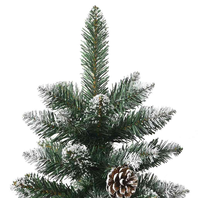 vidaXL Mű karácsonyfa Zöld 76 x 76 x 180 cm PVC és Műanyag és Acél