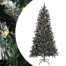 vidaXL Mű karácsonyfa 300 LED-del Zöld 240 cm PVC és Műanyag és Acél